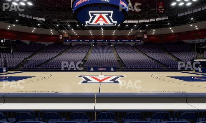 McKale Center - Section Floor 3 Seat View