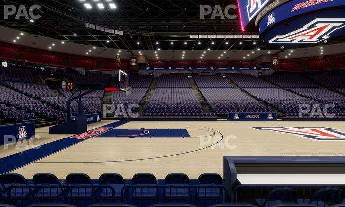 McKale Center - Section Floor 4 Seat View