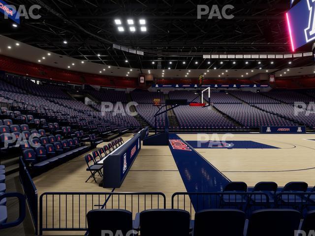 McKale Center - Section Floor 5 Seat View