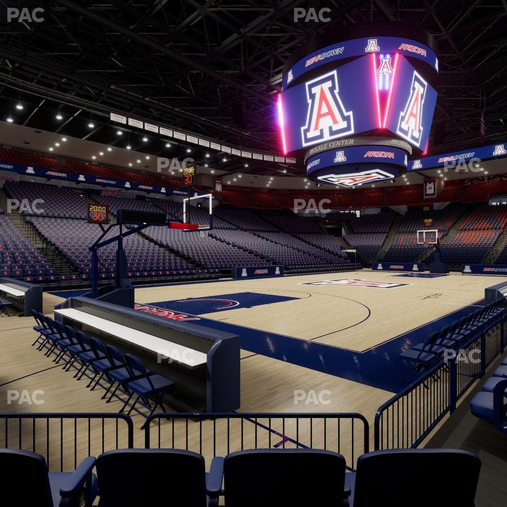 McKale Center - Section Floor 6 Seat View