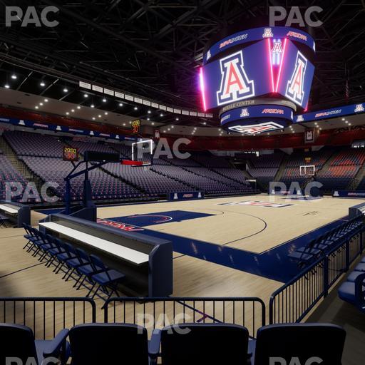 McKale Center - Section Floor 6 Seat View