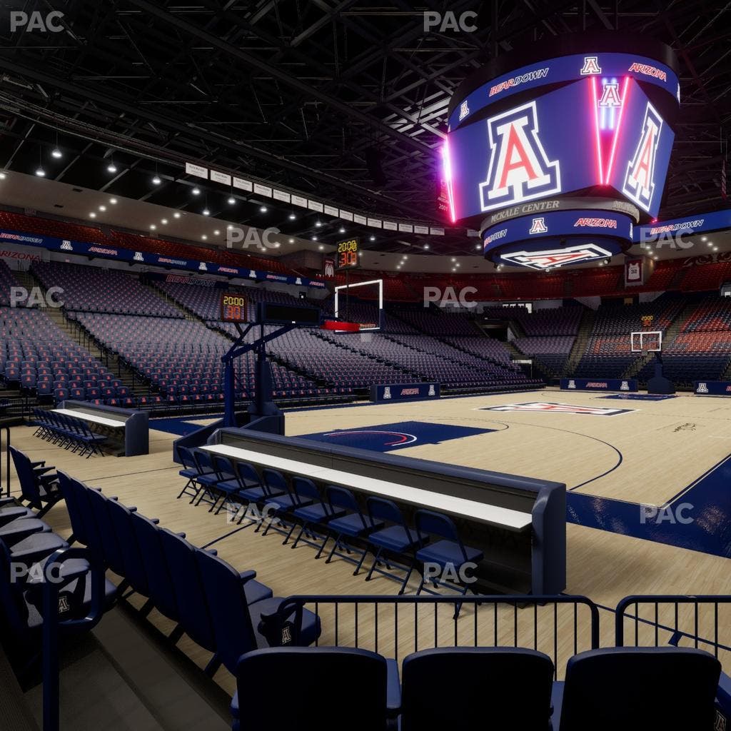 McKale Center - Section Floor 7 Seat View