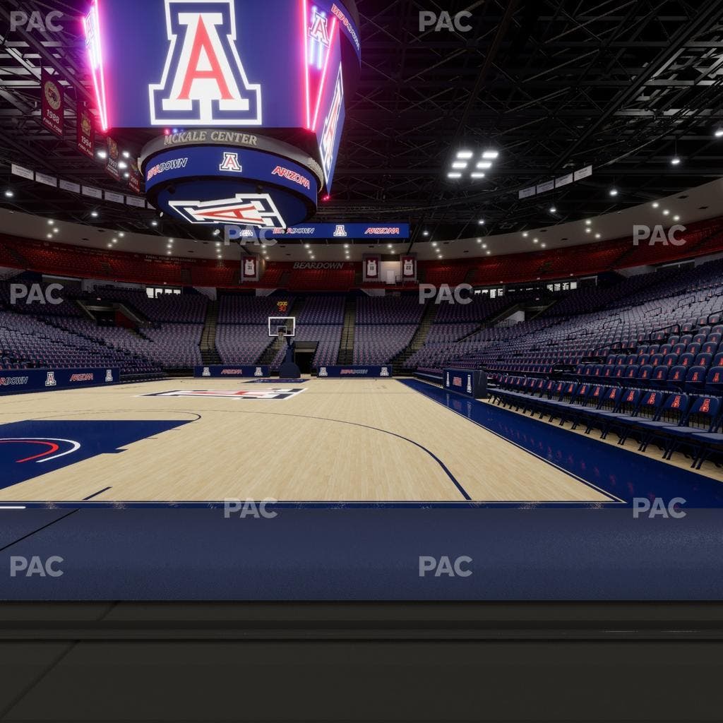 McKale Center - Section Floor 8 Seat View