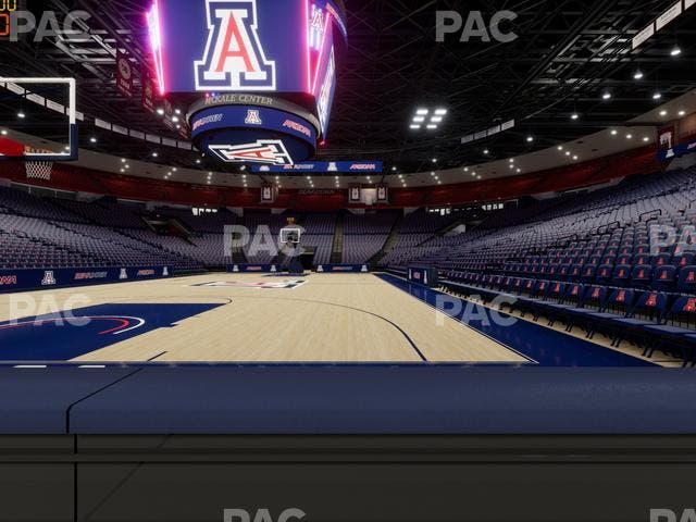 McKale Center - Section Floor 8 Seat View