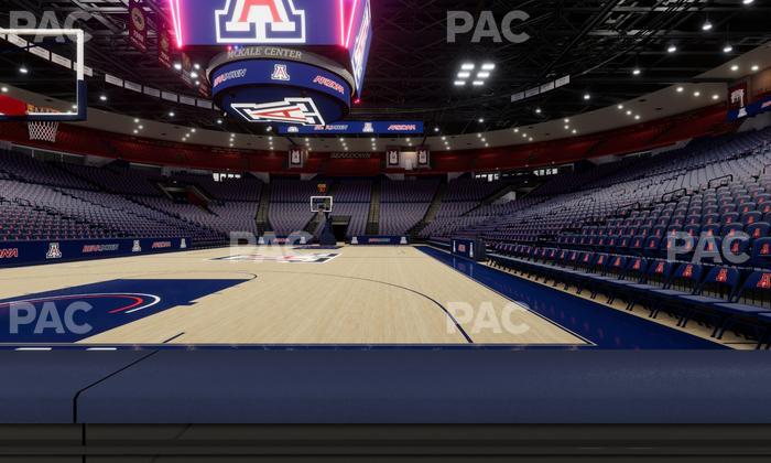 McKale Center - Section Floor 8 Seat View