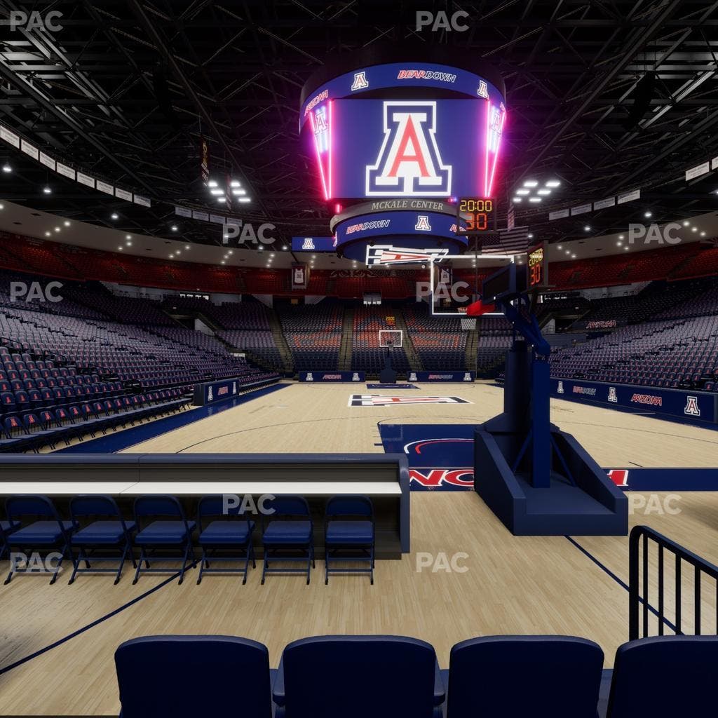 McKale Center - Section Floor 9 Seat View