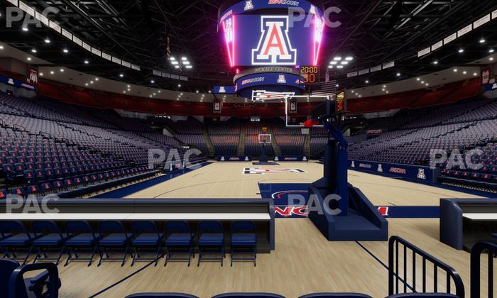 McKale Center - Section Floor 9 Seat View