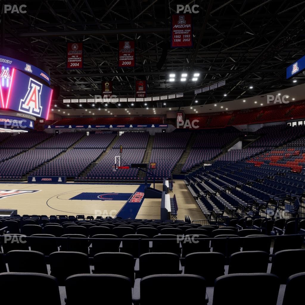 McKale Center - Section Lower 1 Seat View