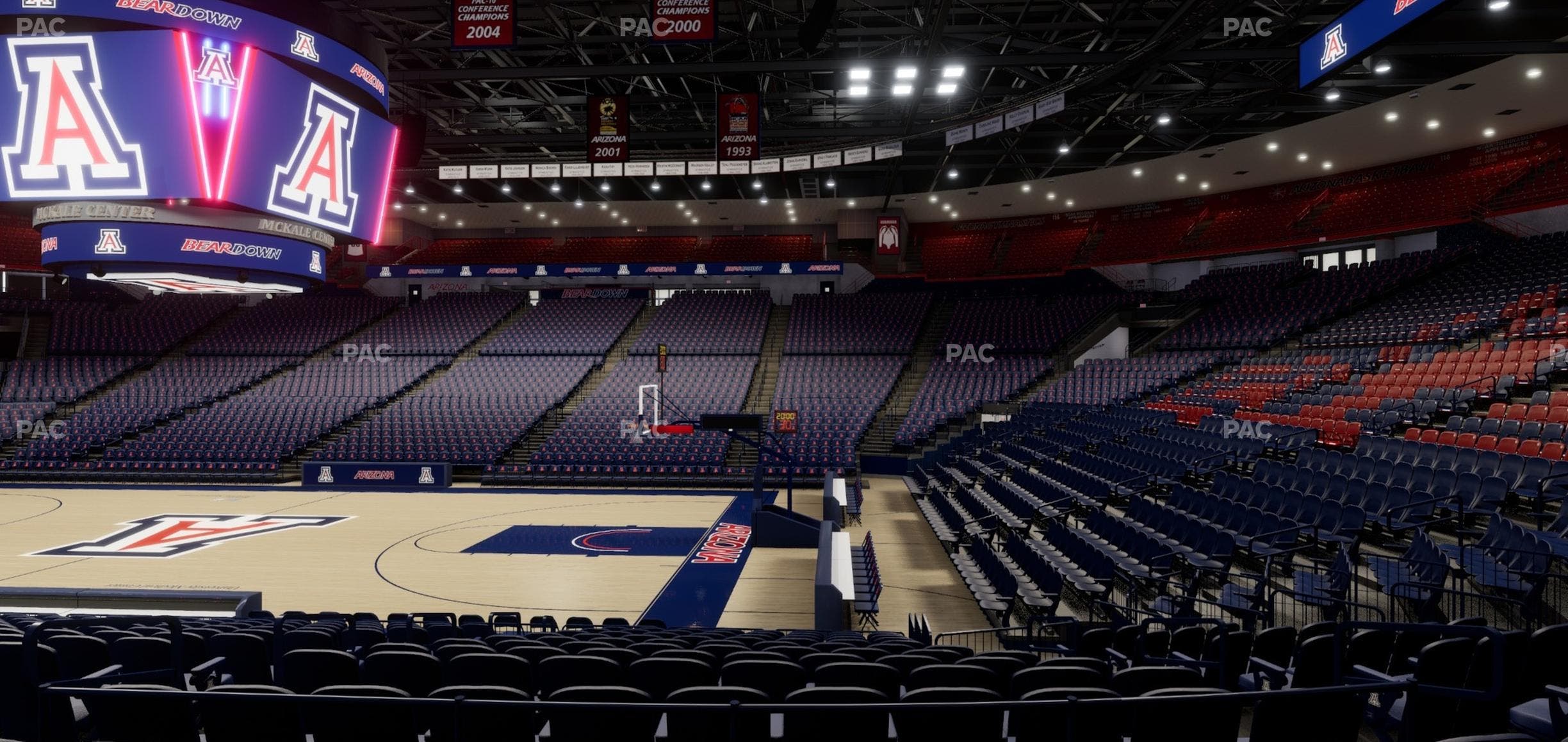 McKale Center - Section Lower 1 Seat View
