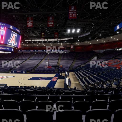McKale Center - Section Lower 1 Seat View