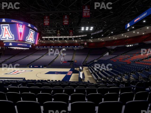 McKale Center - Section Lower 1 Seat View