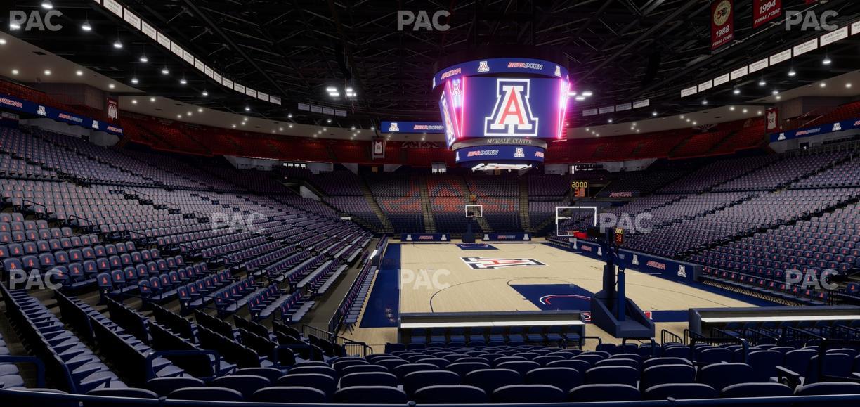 McKale Center - Section Lower 10 Seat View