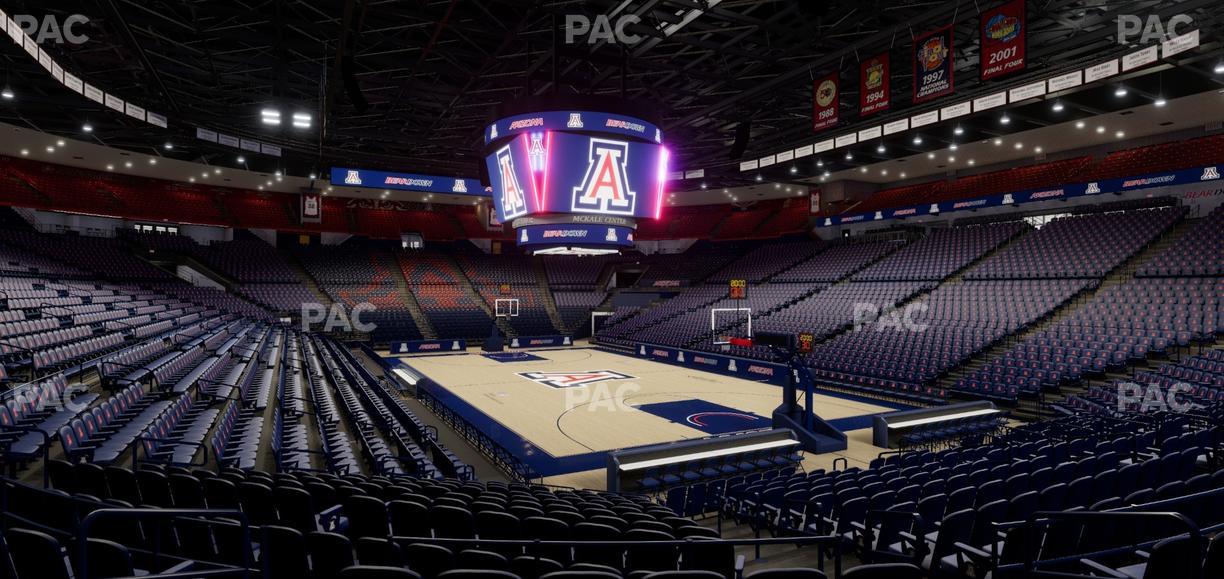McKale Center - Section Lower 11 Seat View