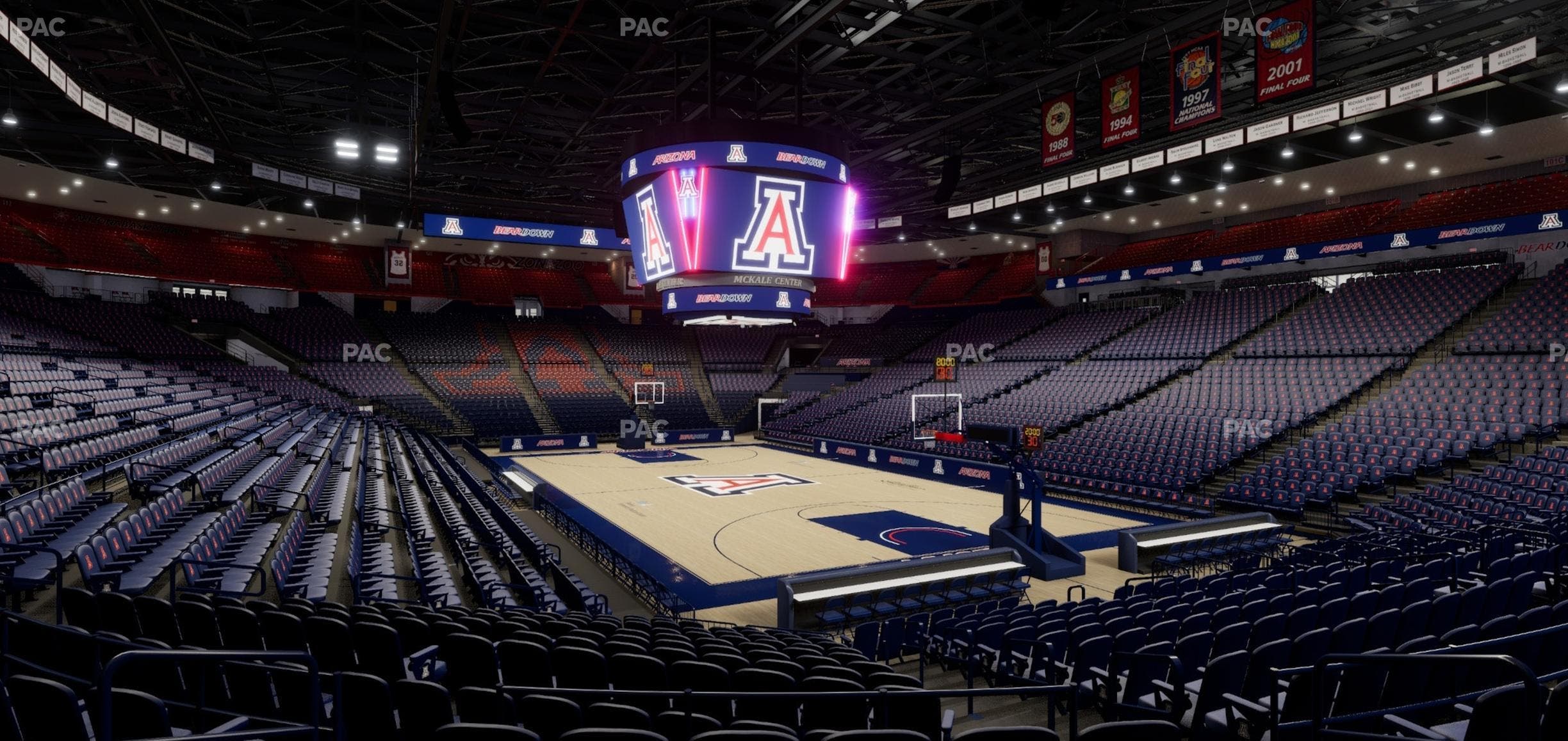 McKale Center - Section Lower 11 Seat View
