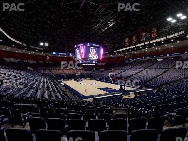 McKale Center - Section Lower 11 Seat View