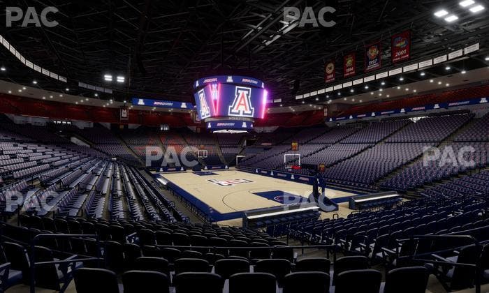 McKale Center - Section Lower 11 Seat View