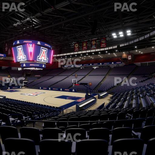 McKale Center - Section Lower 12 Seat View