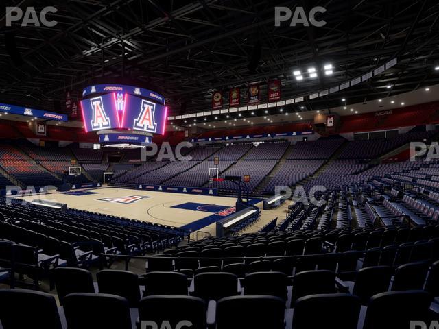 McKale Center - Section Lower 12 Seat View