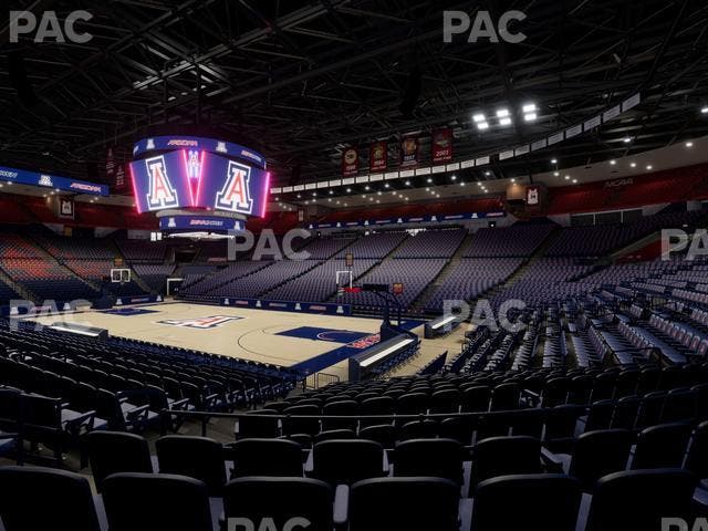 McKale Center - Section Lower 12 Seat View