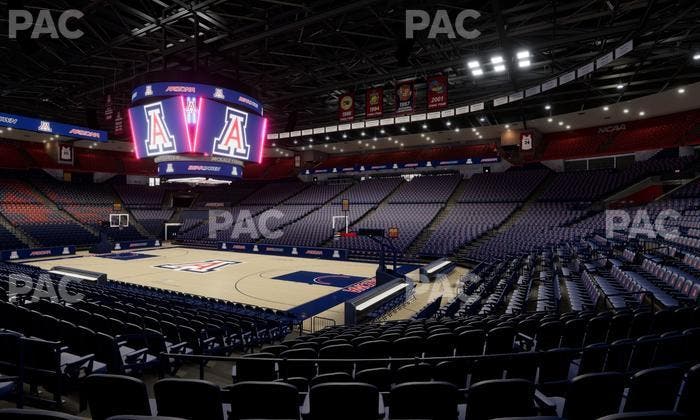 McKale Center - Section Lower 12 Seat View