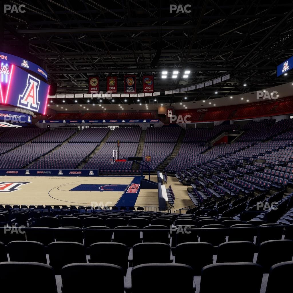 McKale Center - Section Lower 13 Seat View