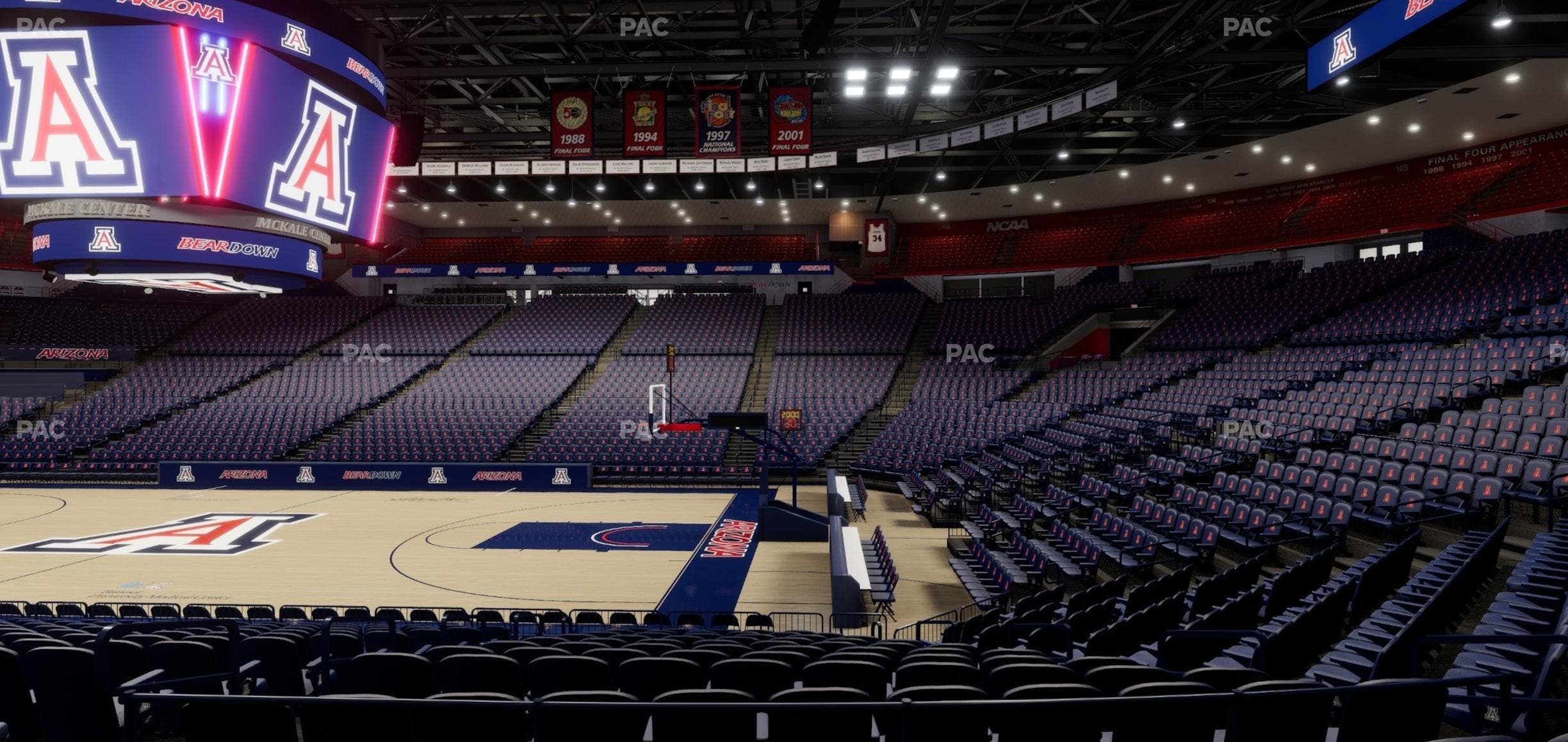 McKale Center - Section Lower 13 Seat View
