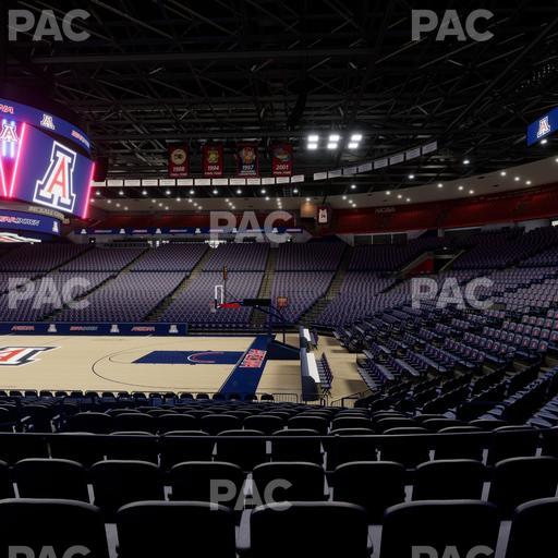 McKale Center - Section Lower 13 Seat View