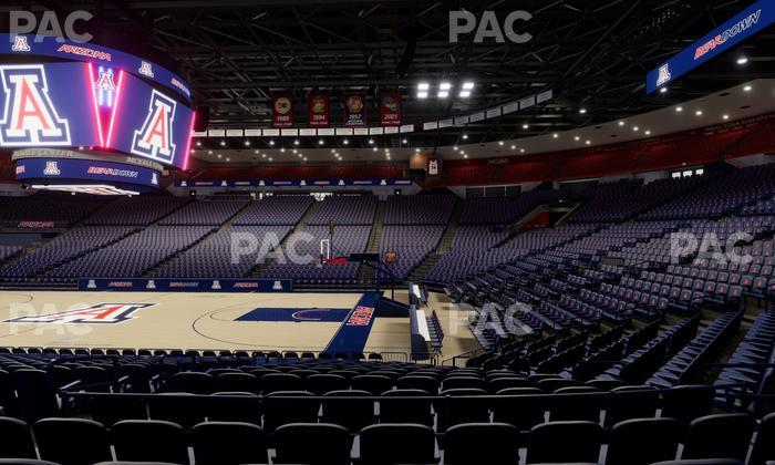 McKale Center - Section Lower 13 Seat View