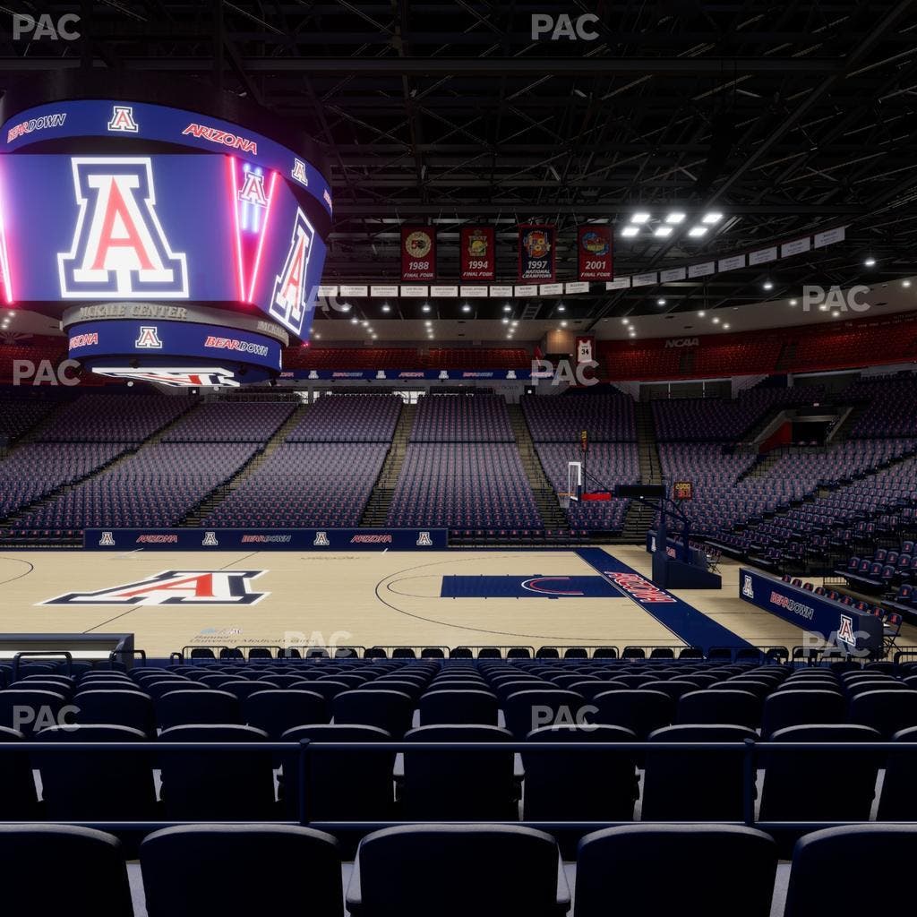 McKale Center - Section Lower 14 Seat View