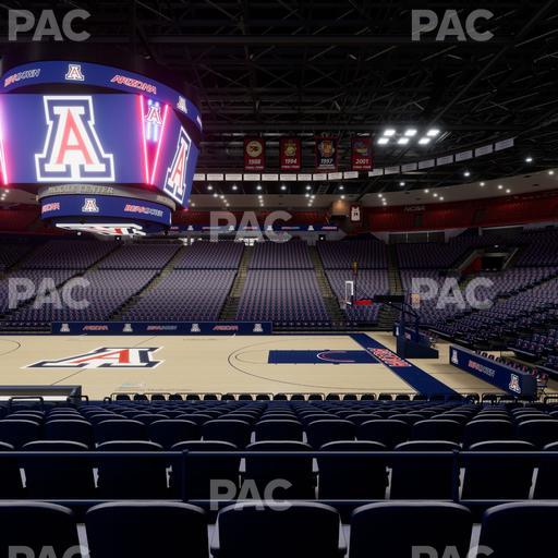 McKale Center - Section Lower 14 Seat View