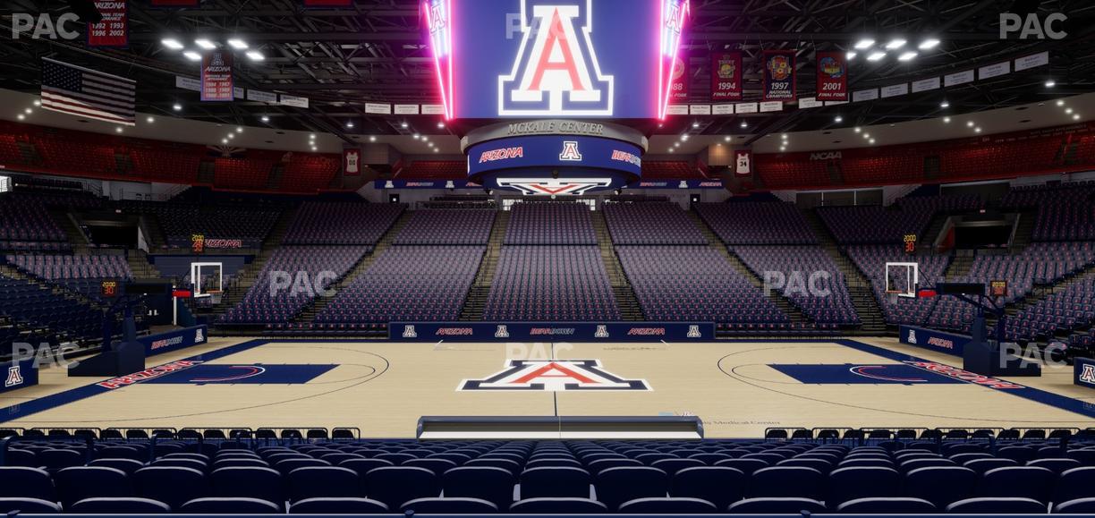 McKale Center - Section Lower 15 Seat View