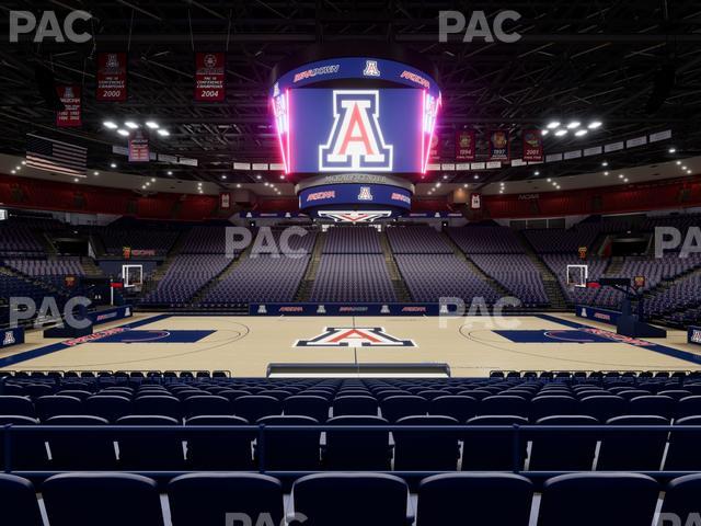 McKale Center - Section Lower 15 Seat View