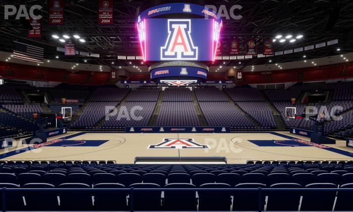 McKale Center - Section Lower 15 Seat View