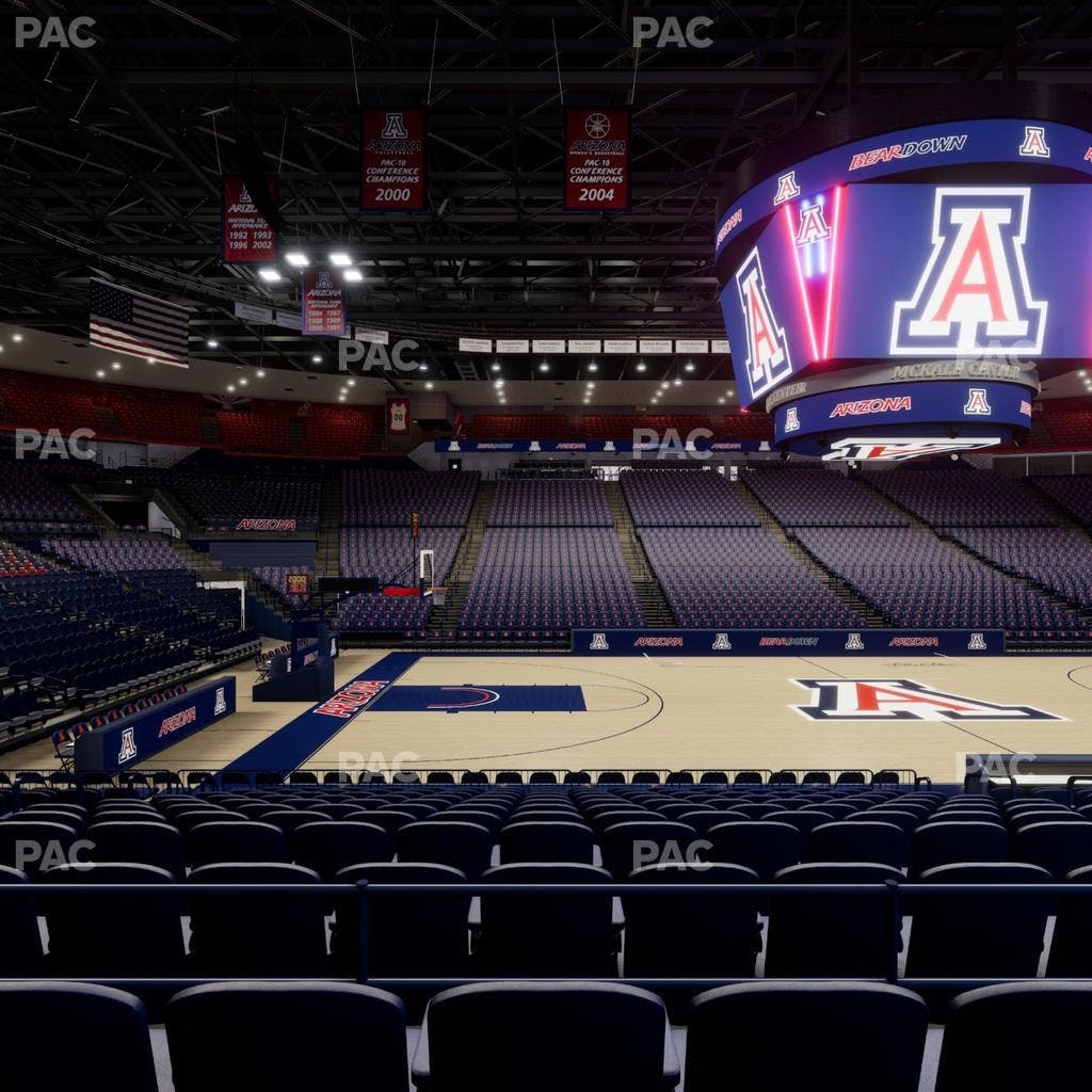 McKale Center - Section Lower 16 Seat View
