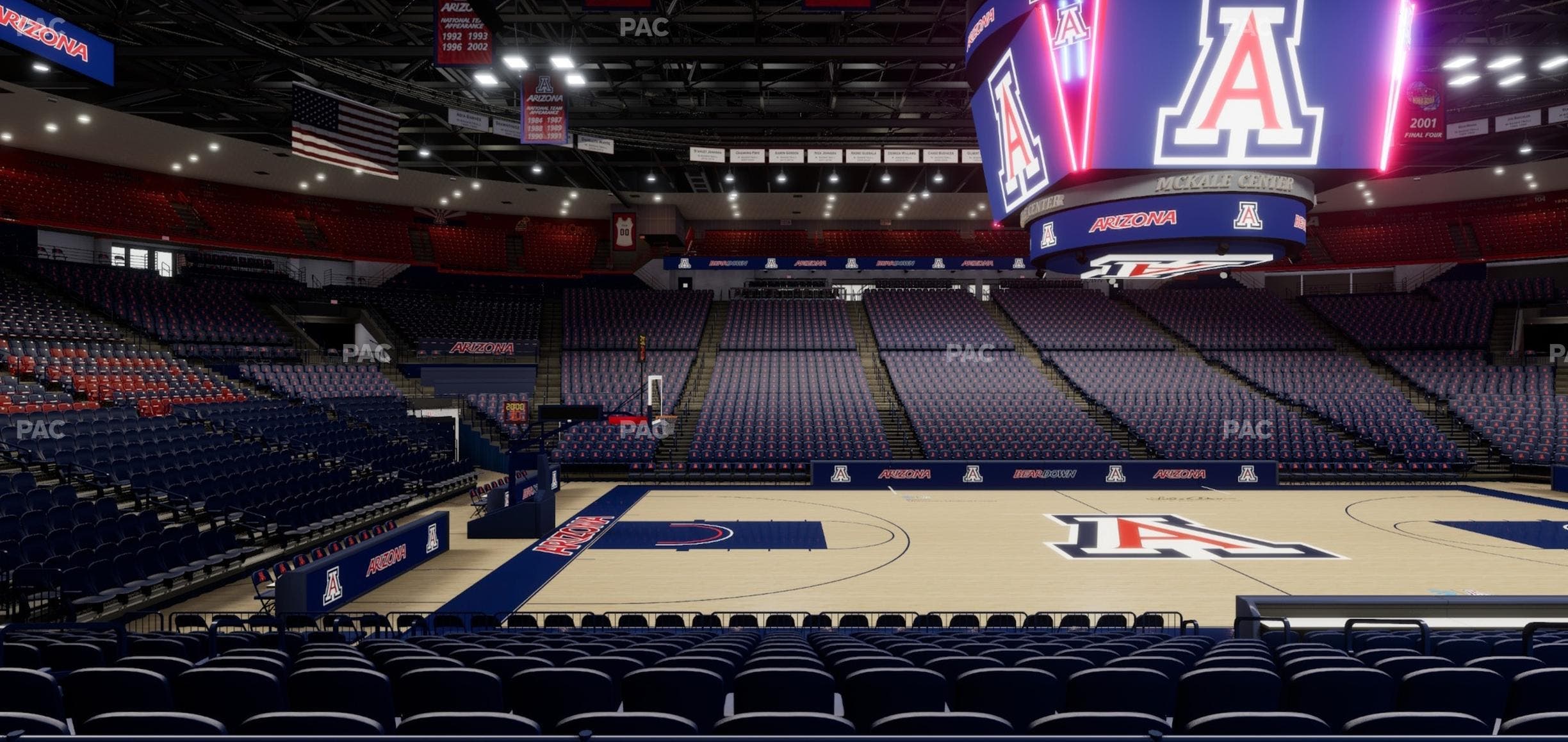 McKale Center - Section Lower 16 Seat View