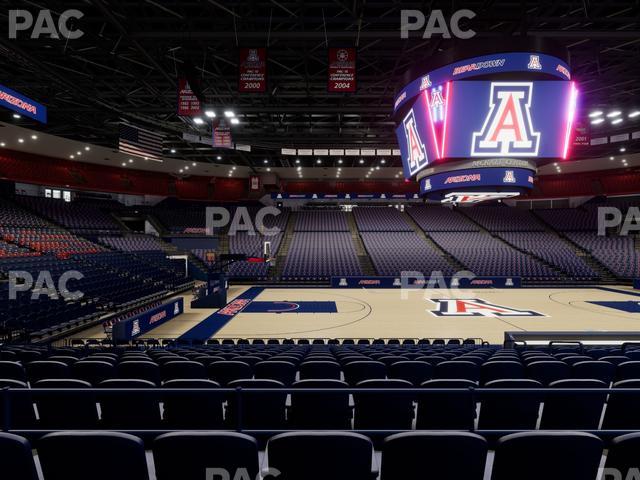 McKale Center - Section Lower 16 Seat View