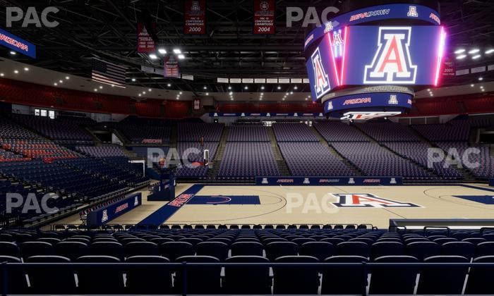 McKale Center - Section Lower 16 Seat View