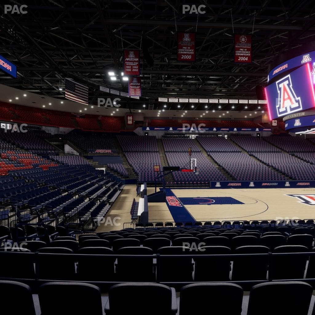 McKale Center - Section Lower 17 Seat View