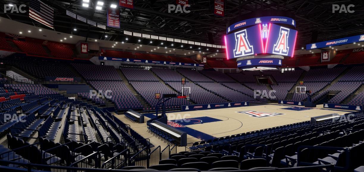 McKale Center - Section Lower 18 Seat View