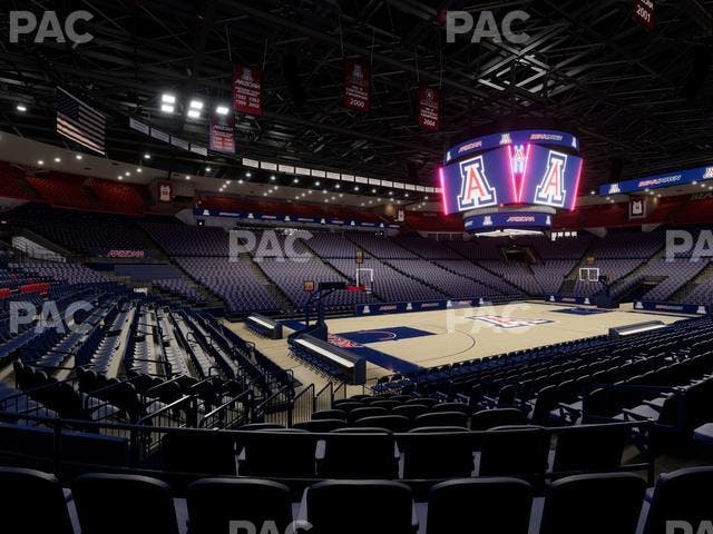 McKale Center - Section Lower 18 Seat View