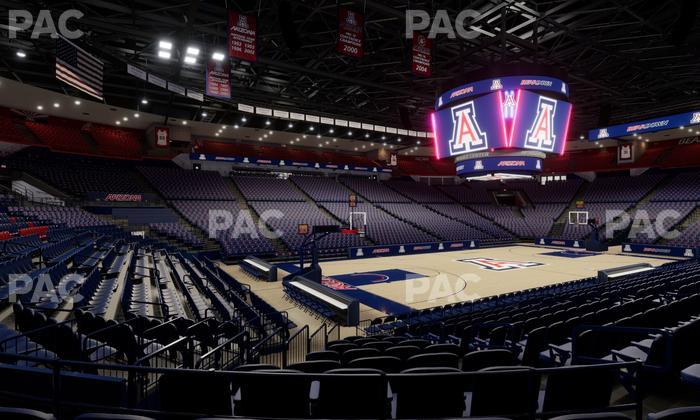 McKale Center - Section Lower 18 Seat View