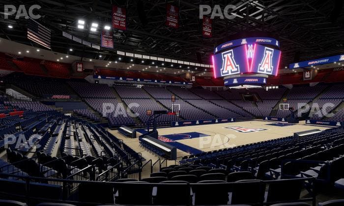 McKale Center - Section Lower 18 Seat View