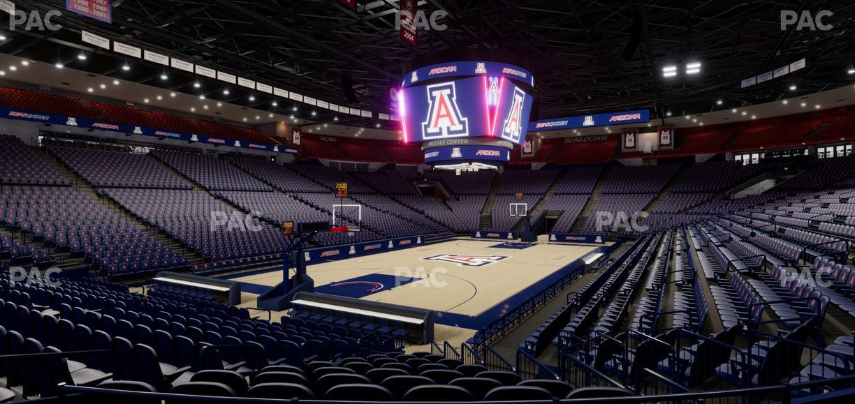 McKale Center - Section Lower 19 Seat View
