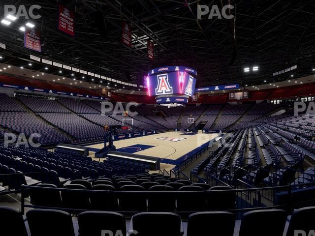 McKale Center - Section Lower 19 Seat View