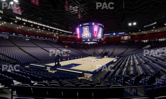 McKale Center - Section Lower 19 Seat View