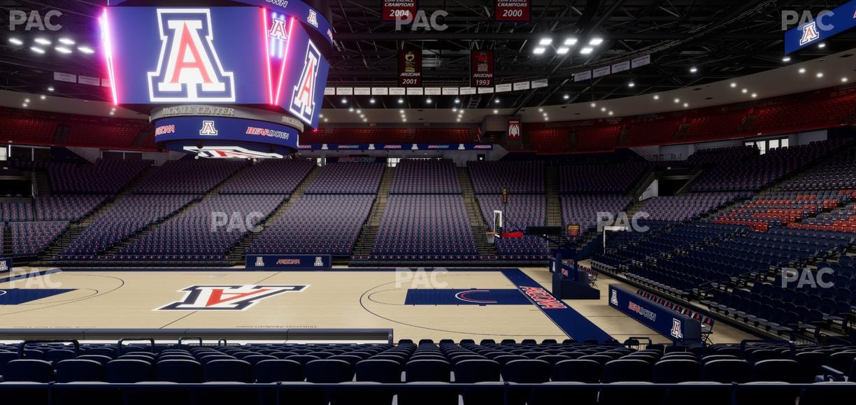 McKale Center - Section Lower 2 Seat View