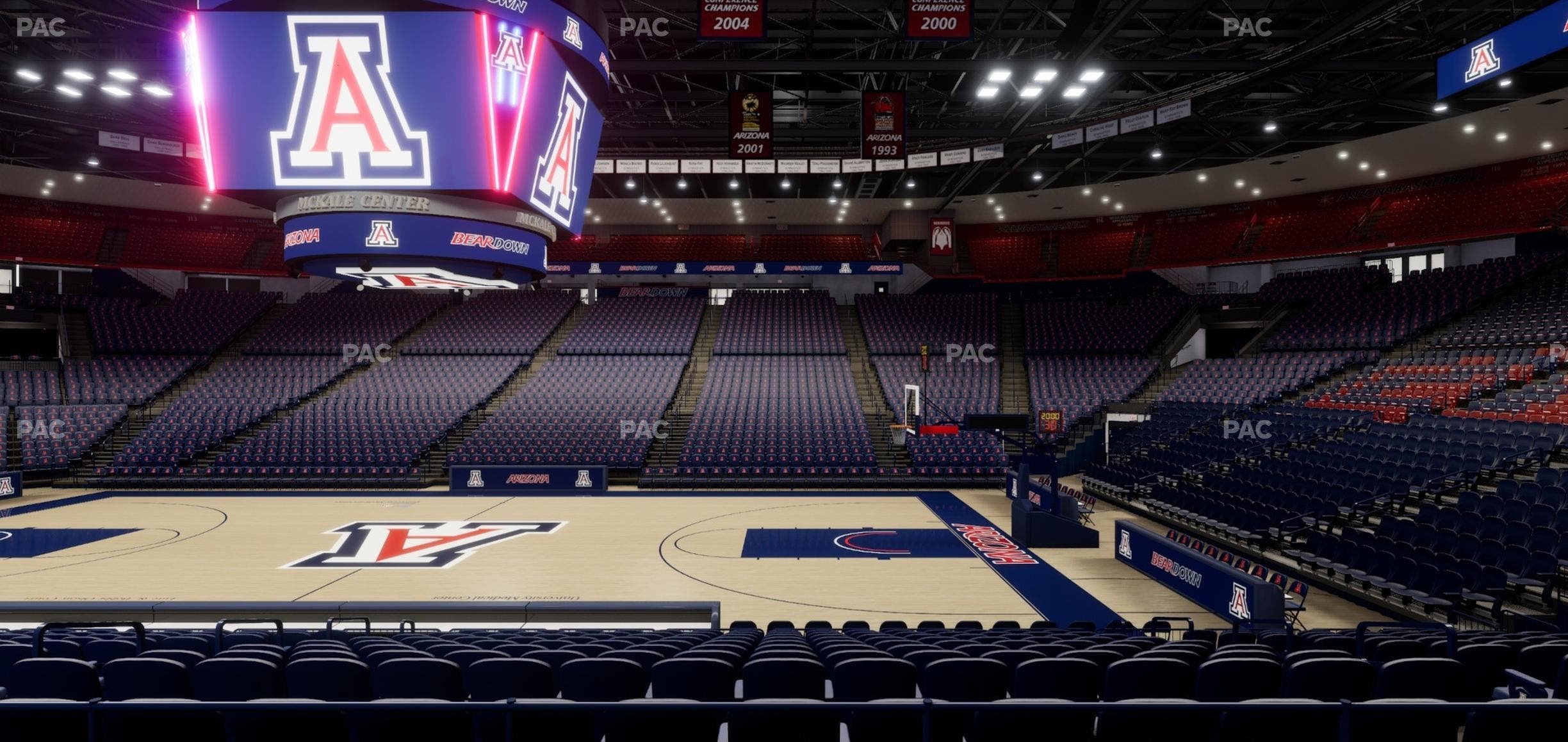 McKale Center - Section Lower 2 Seat View