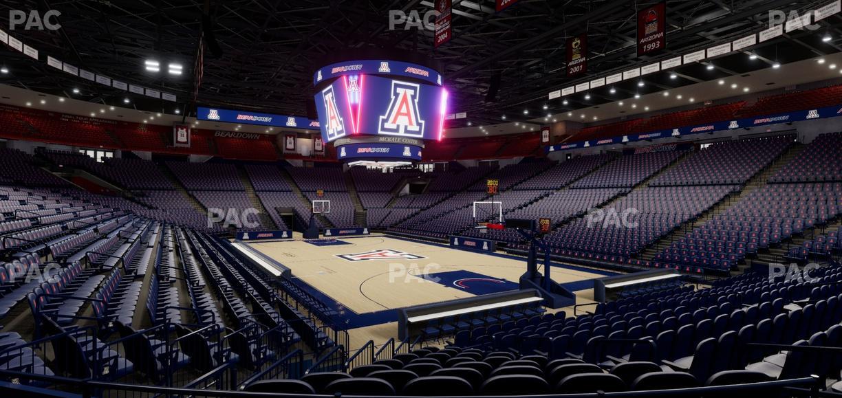 McKale Center - Section Lower 23 Seat View