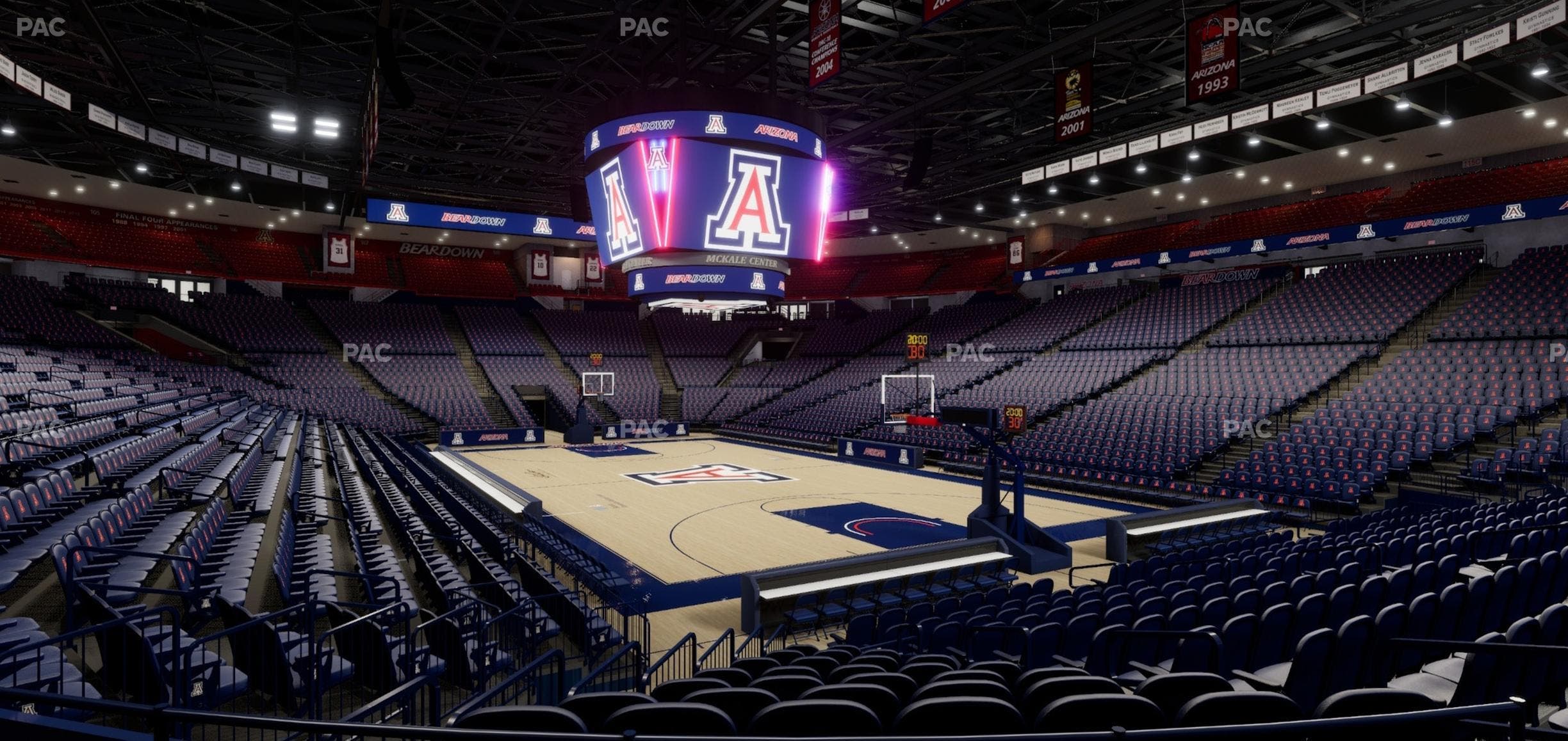McKale Center - Section Lower 23 Seat View