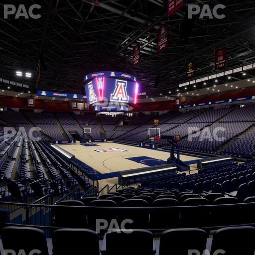 McKale Center - Section Lower 23 Seat View